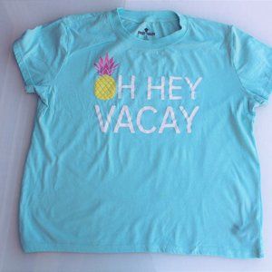 SWEET TREATS Shirt  Size L/XL  Blue Oh Hey Vacy